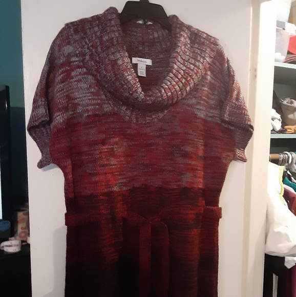 Short sleeve sweater size Large tie front - Picture 1 of 3